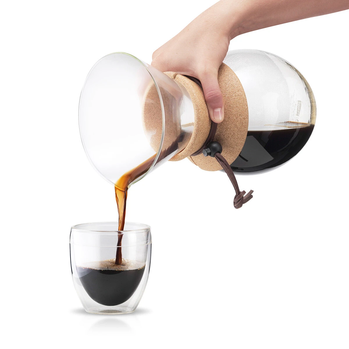 Pour Over coffee maker 1.5 l, cork