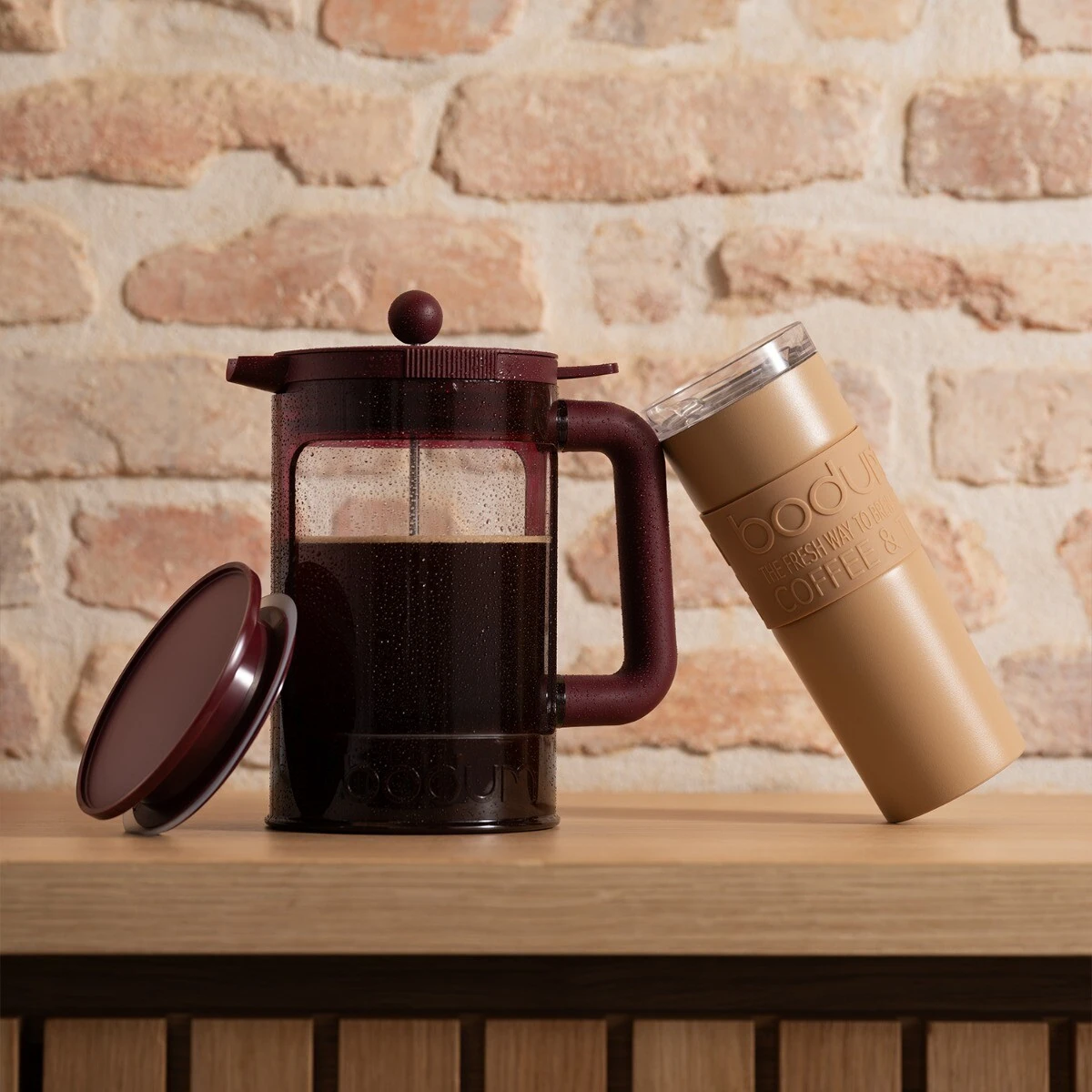 Bean cold brew coffee maker 1.5 l, burgundy