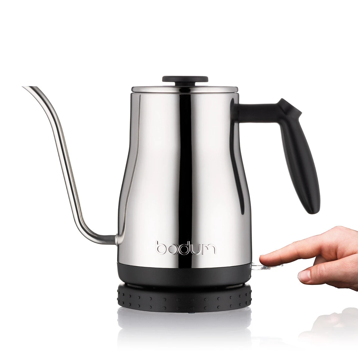 Bistro gooseneck kettle 1 l, chrome