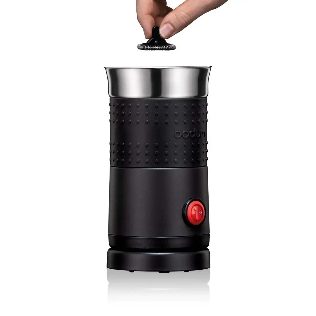 Bistro electric milk frother, black