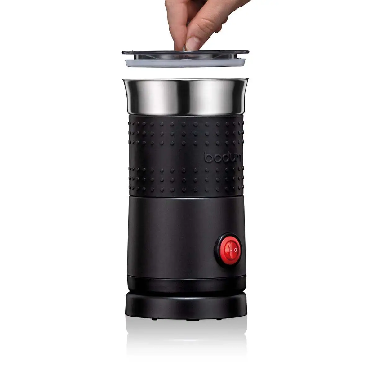Bistro electric milk frother, black