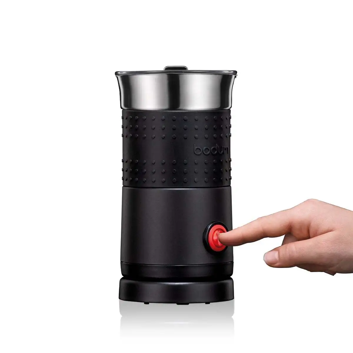 Bistro electric milk frother, black