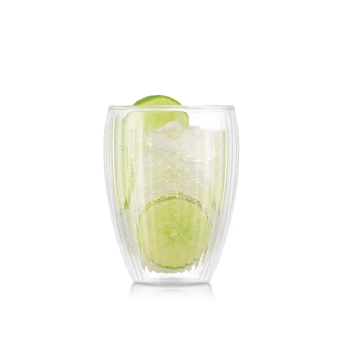 Pavina ribbed glasses 0.32 l, set of 2