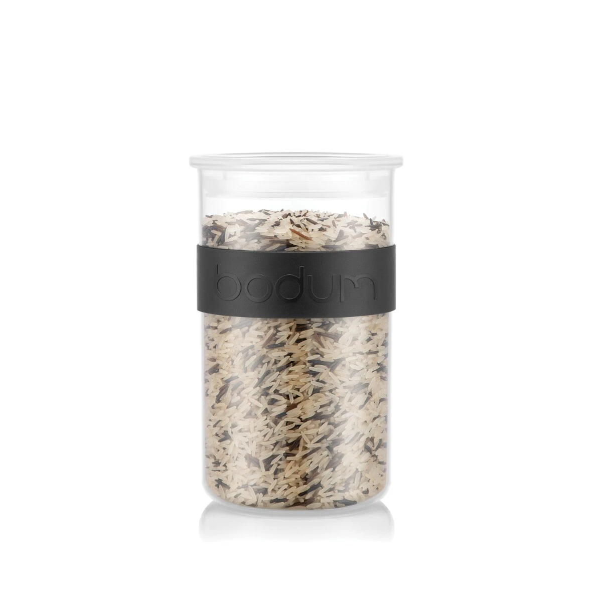 Presso storage jar 1 l, black