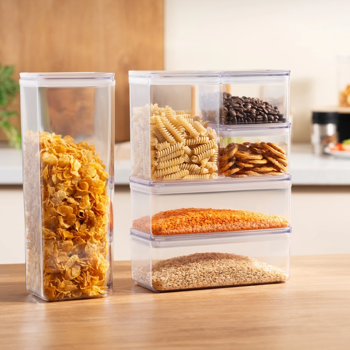Canteen storage jars, set of 6