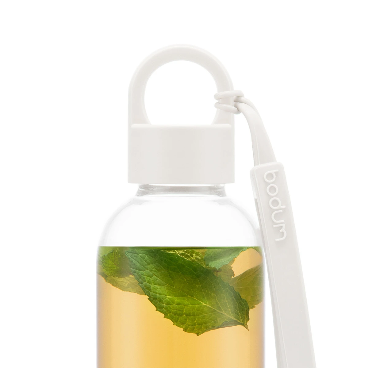 Melior glass water bottle 0.5 l, off-white
