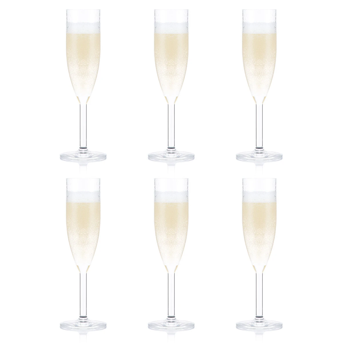 Oktett champagne flutes, set of 6